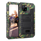 iPhone 13 Case Heavy Duty Durable Metal Full Body Protective - Mitywah