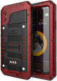 iPhone x/xs waterproof case-Red