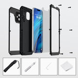 iPhone 14 Pro Case Heavy Duty Durable Metal Full Body Protective - Mitywah
