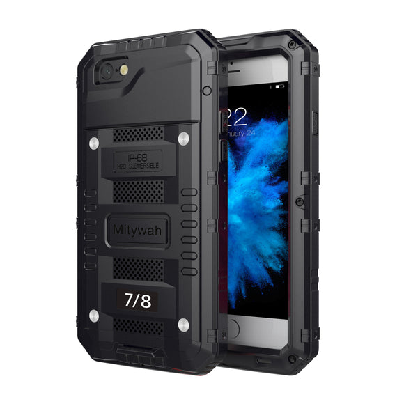 iphone 7/iphone 8 waterproof case-Black