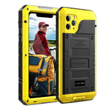 iPhone 11 pro max heavy duty case-Yellow